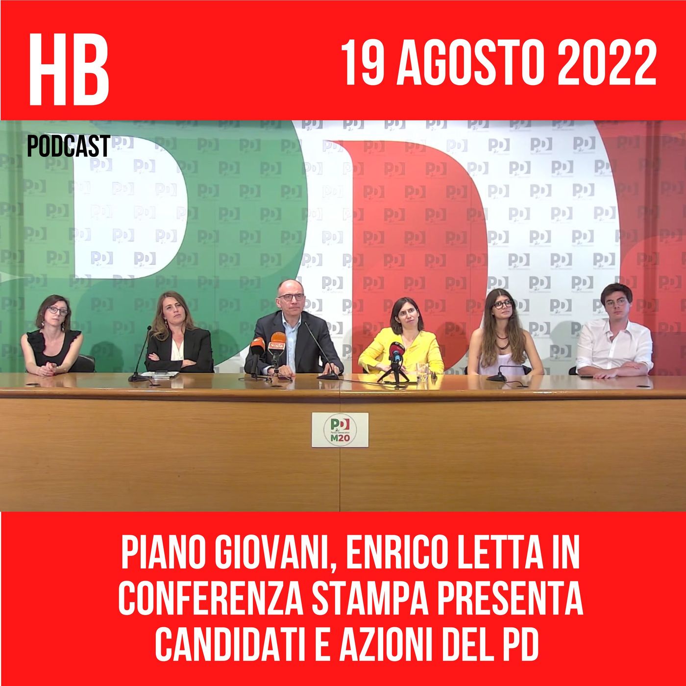 Piano Giovani, Enrico Letta in Conferenza stampa presenta candidati e azioni del PD