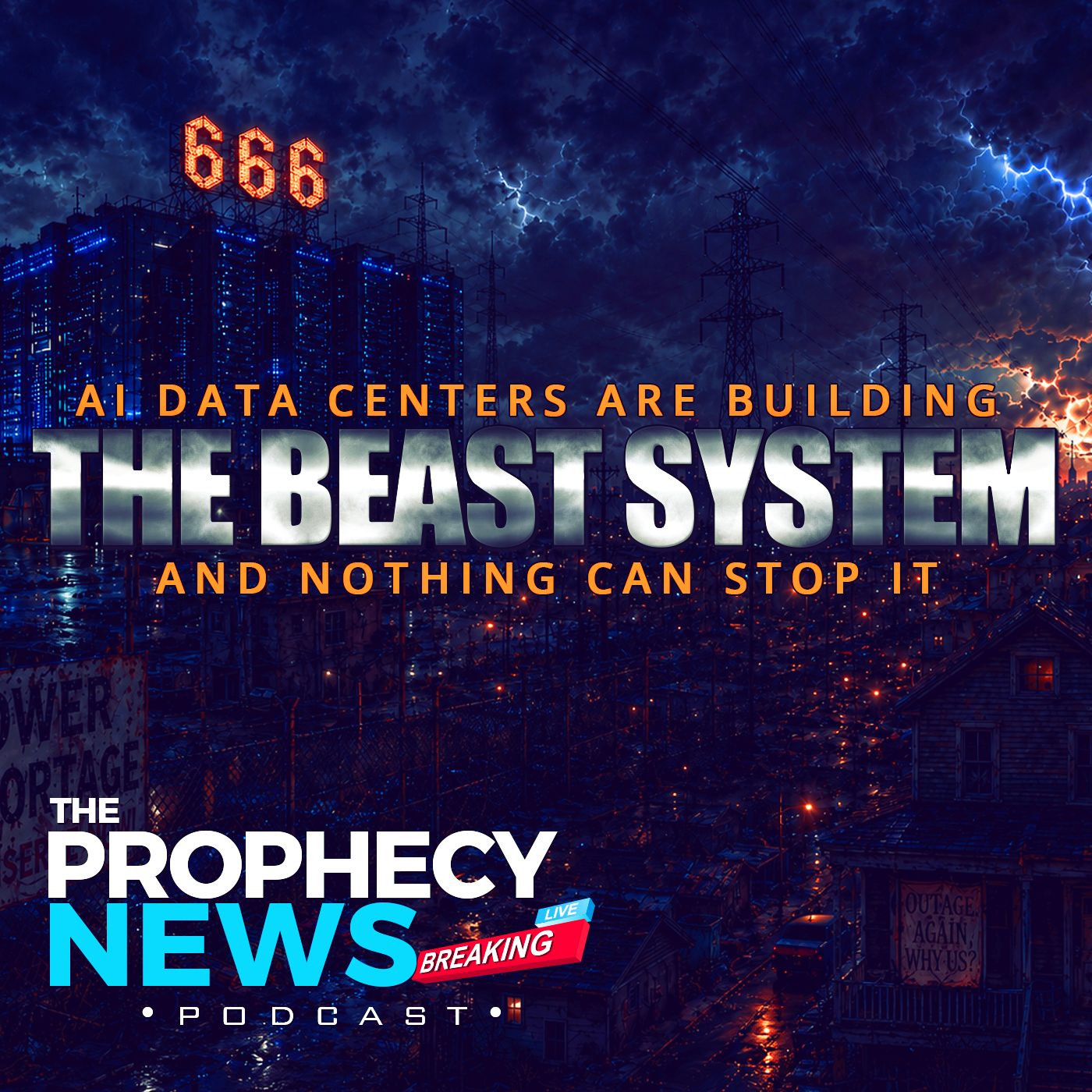 THE PROPHECY NEWS PODCAST: AI Data Centers Are Building The Mark Of The Beast System — NTEB BIBLE RADIO: Rightly Dividing cover