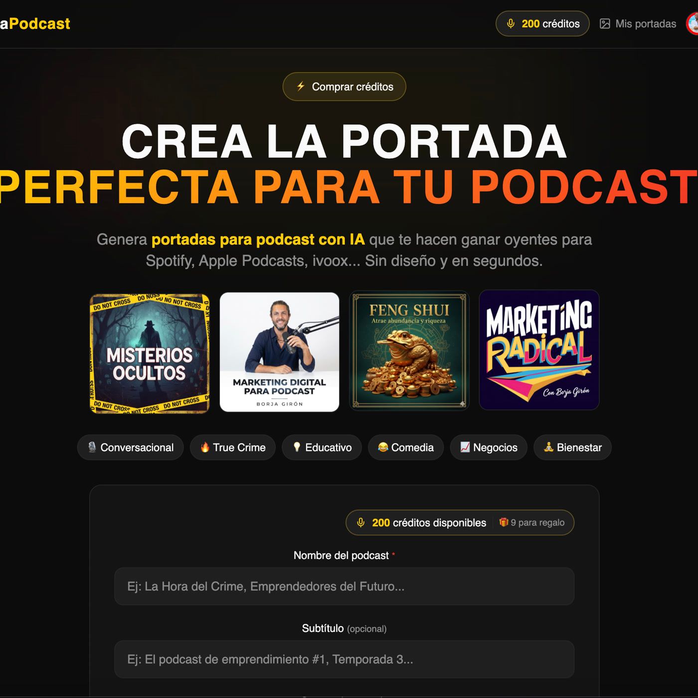4. Creando portadas de podcast episode artwork
