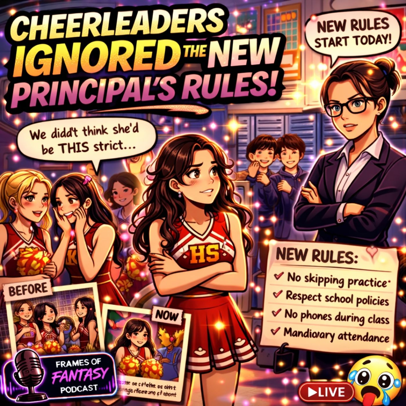 Cheerleaders Ignored New School Principals Rules| Like and Sub!!