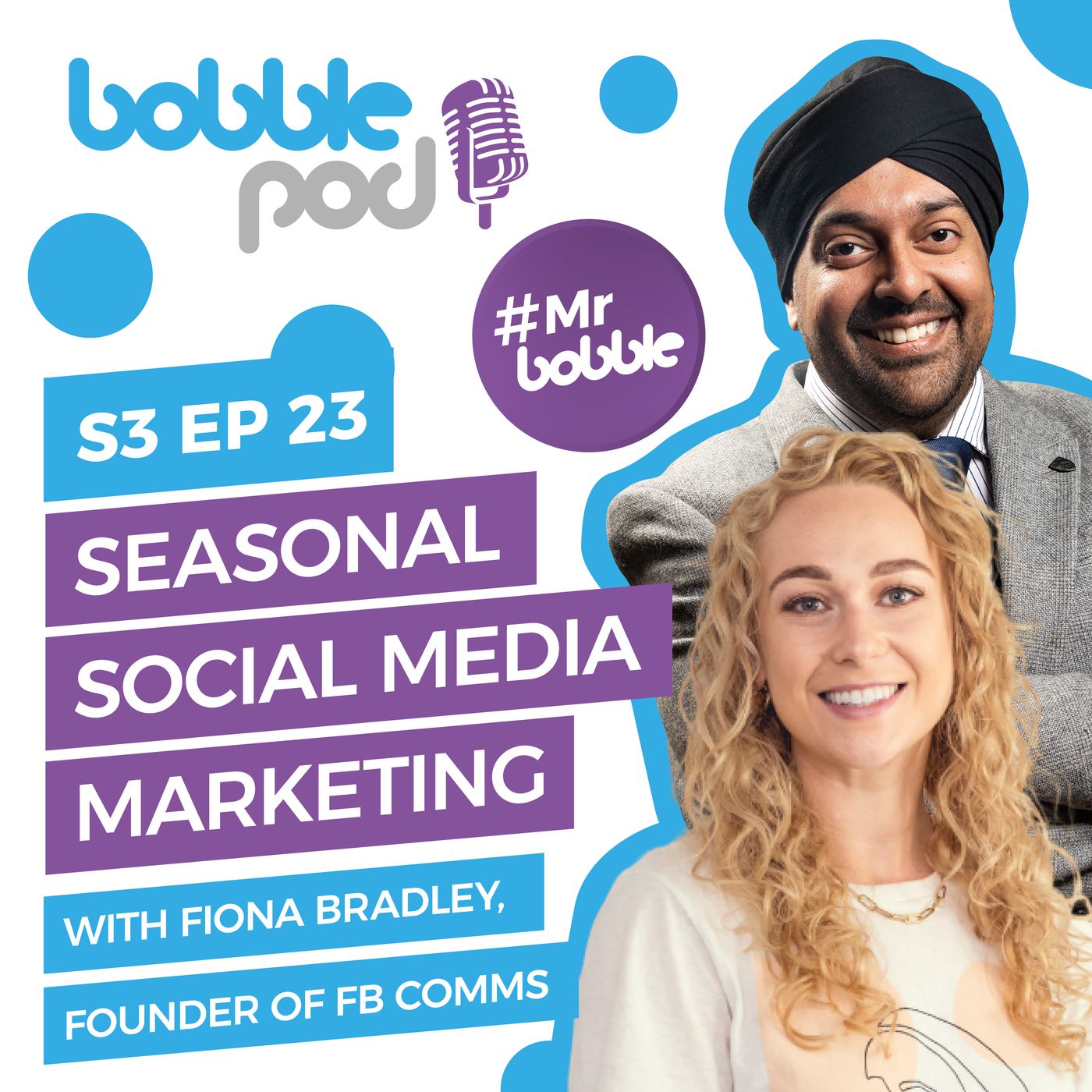 Seasonal Social Media Marketing Tips (with Fiona Bradley, founder of FB Comms) episode artwork