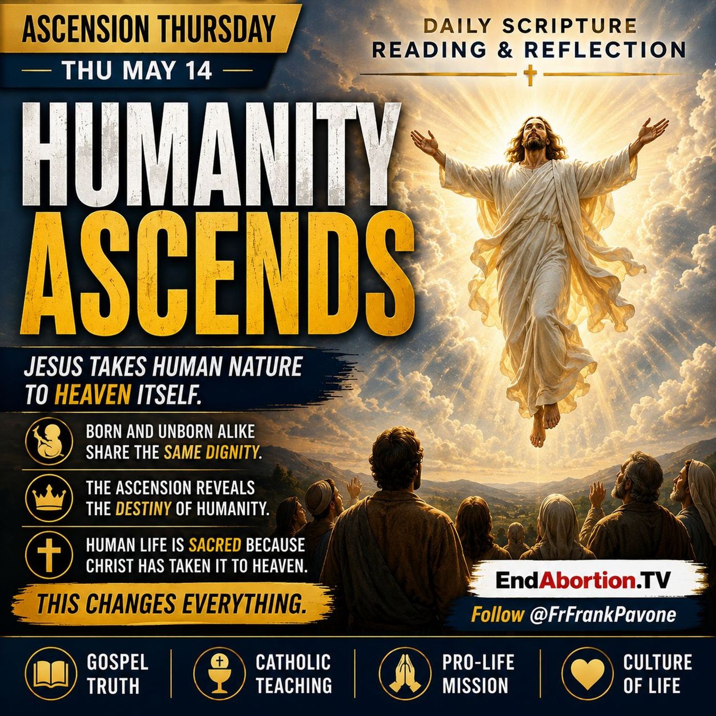 The End Abortion Podcast: Humanity Ascends – The Sacredness of Human Life: 5-14-2026 episode artwork