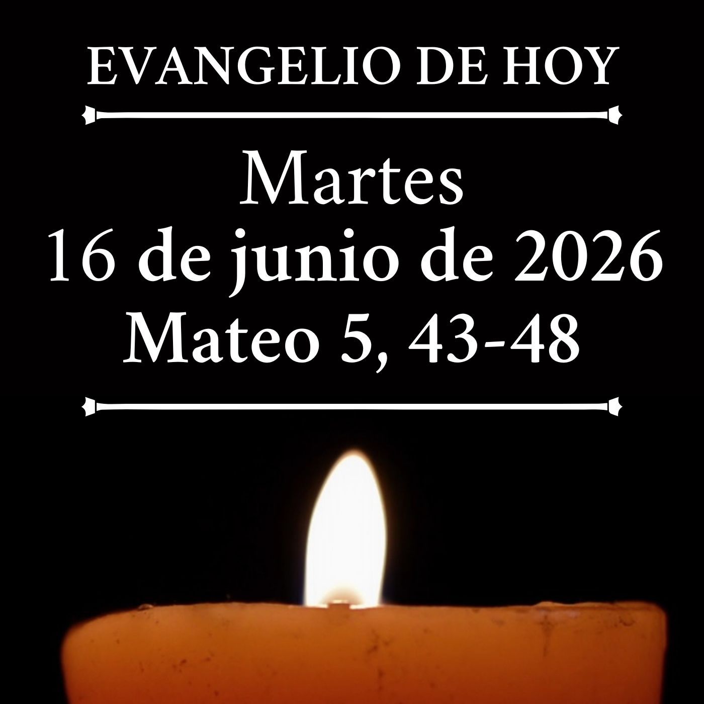 Evangelio del martes 16 de junio de 2026 - Amad a vuestros enemigos y rezad por los que os persiguen episode artwork