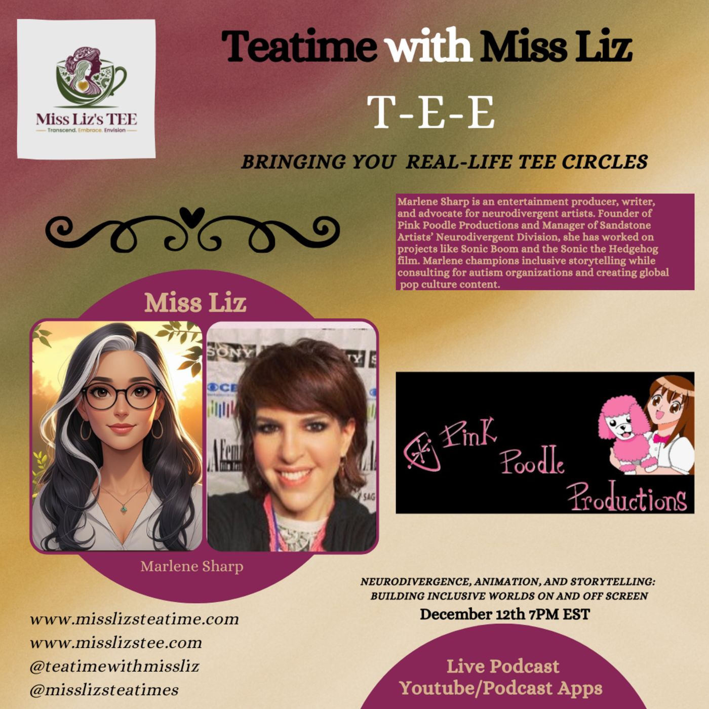 Miss Liz Serves Marlene Sharp Neurodivergence, Animation, and Storytelling episode artwork