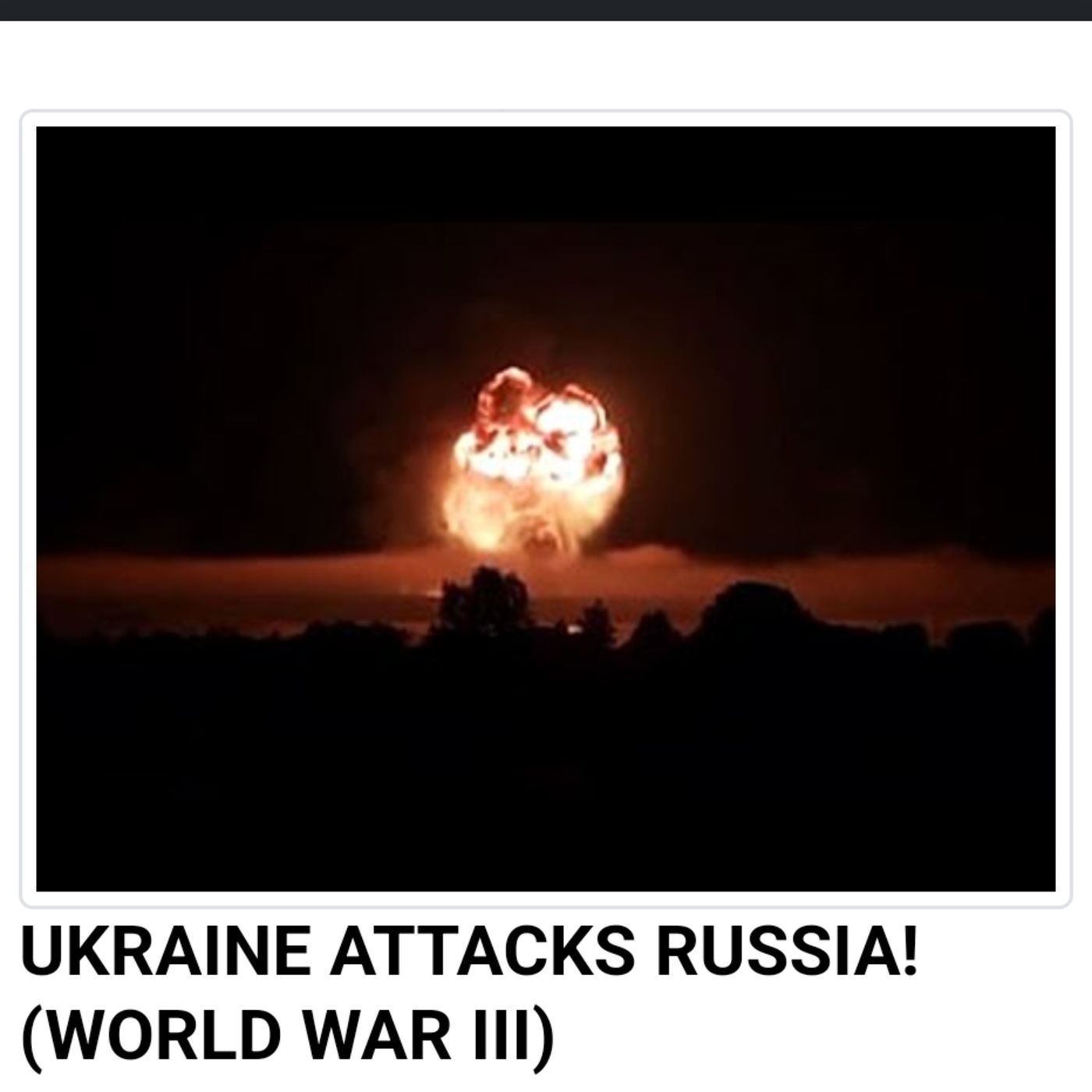 UKRAINE ATTACKS RUSSIA! (WORLD WAR III) episode artwork