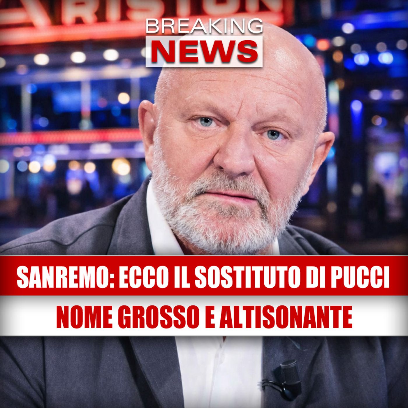 Sanremo 2026, ecco chi sostituisce Pucci: nome grosso e altisonante