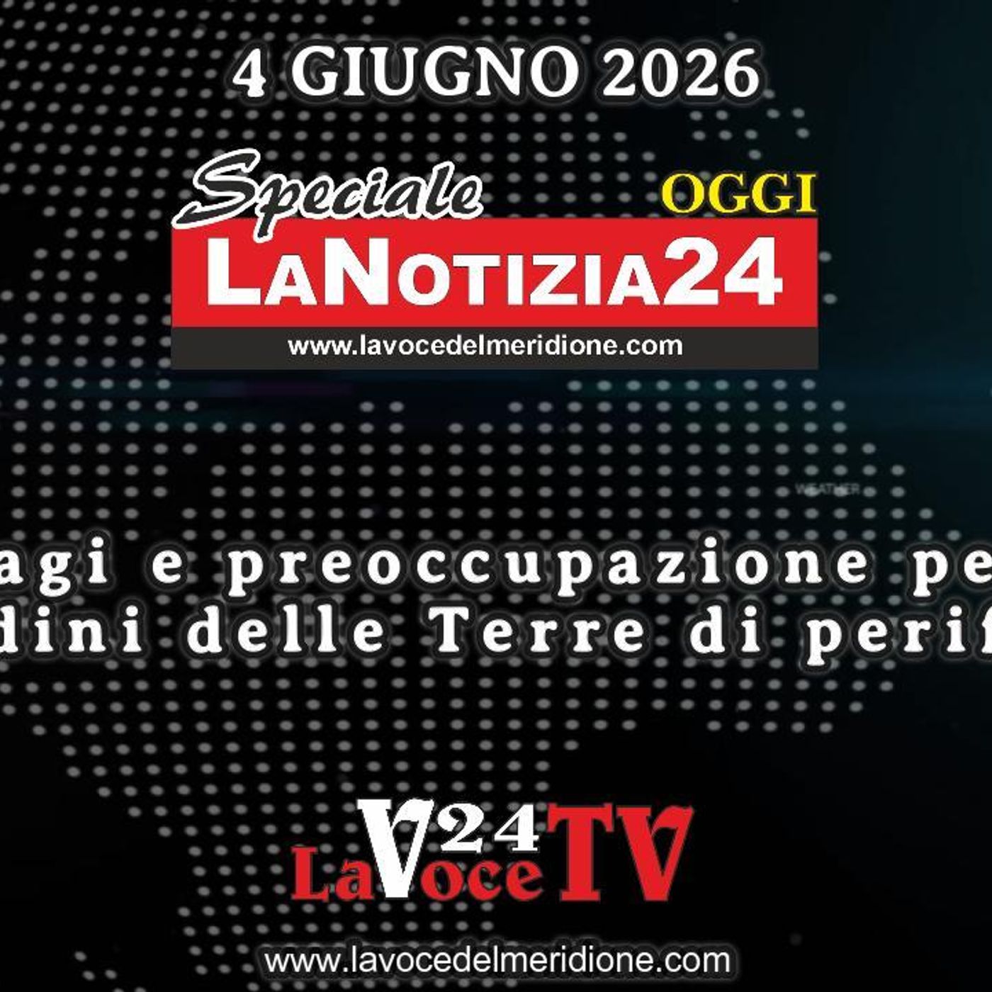 LaVoce24OnAir - «SPECIALE LaNotizia24OGGI» Sanità: Disagi e preoccupazione per i cittadini delle ‘Terre di periferia’! -  servizio a cura di episode artwork