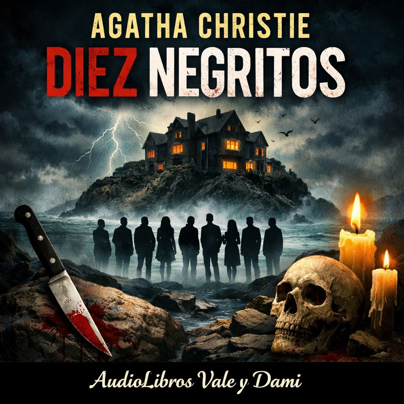 Diez Negritos de Agatha Christie - Audiolibros Vale y Dami cover art