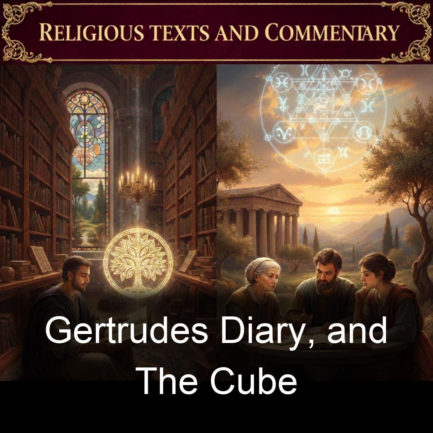 Gertrudes Diary, and The Cube cover art