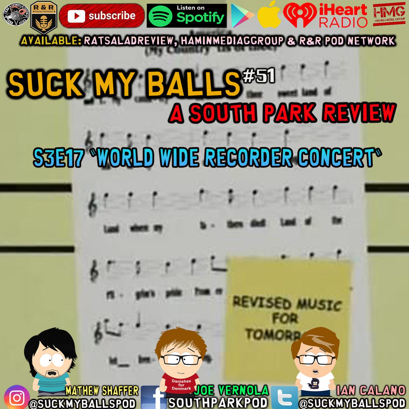 SMB #51 - S3E17 World Wide Recorder Concert - "You Kiss Like My Dad"