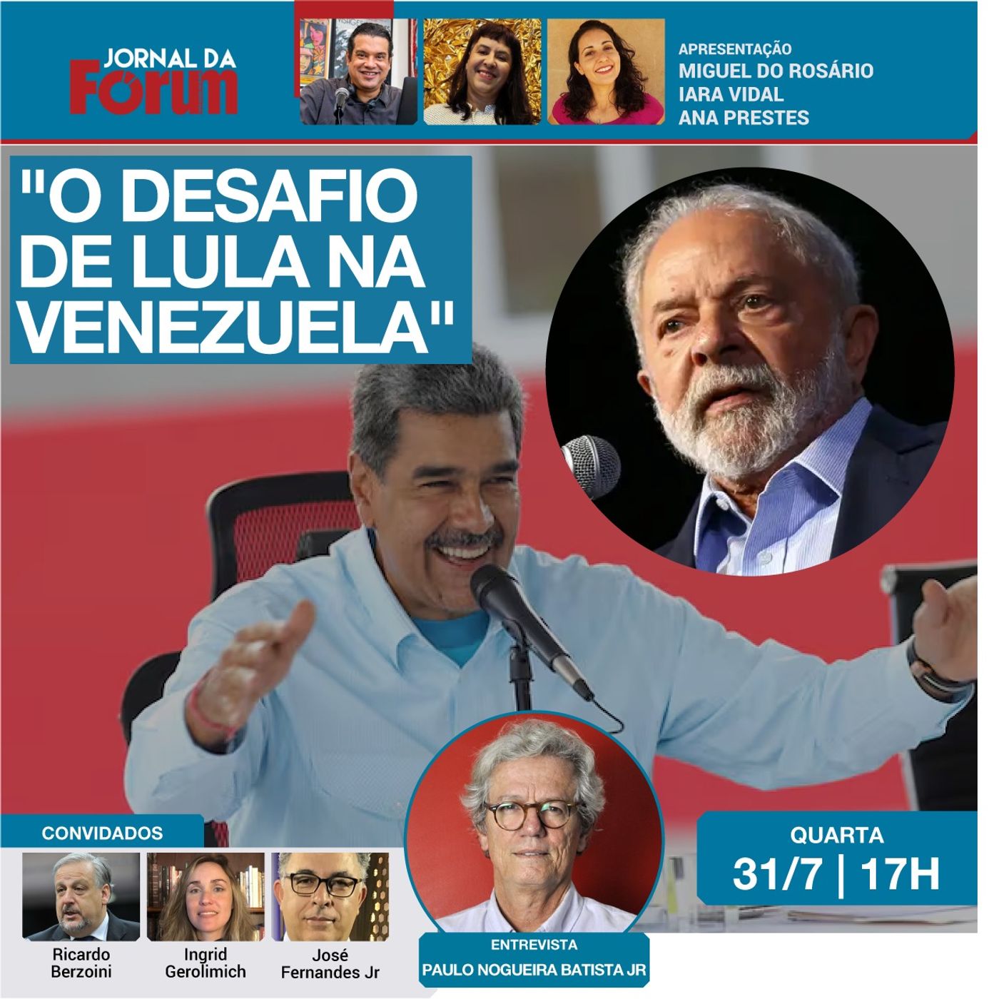Crise na Venezuela cai no colo de Lula | Desemprego cai e economia brasileira continua surpreendendo episode artwork