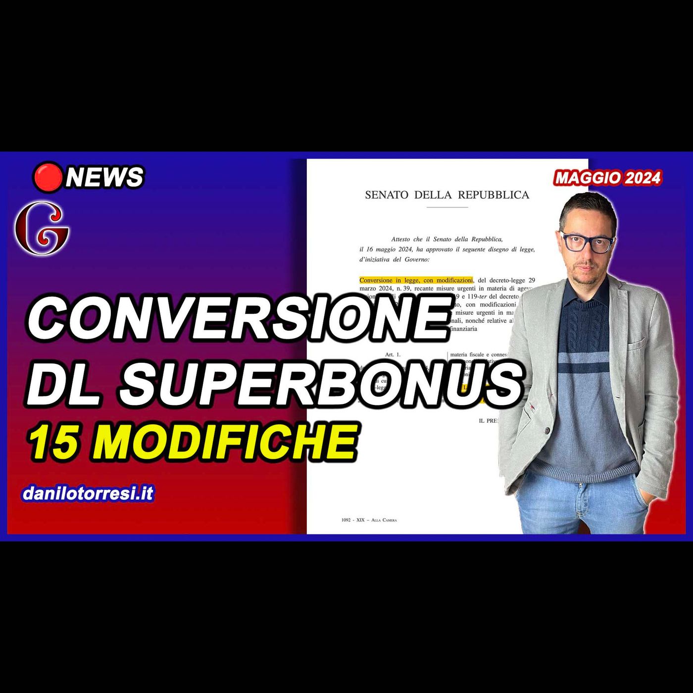 DECRETO SUPERBONUS APPROVATO | convertito in legge il DL 39/2024 ultime notizie episode artwork