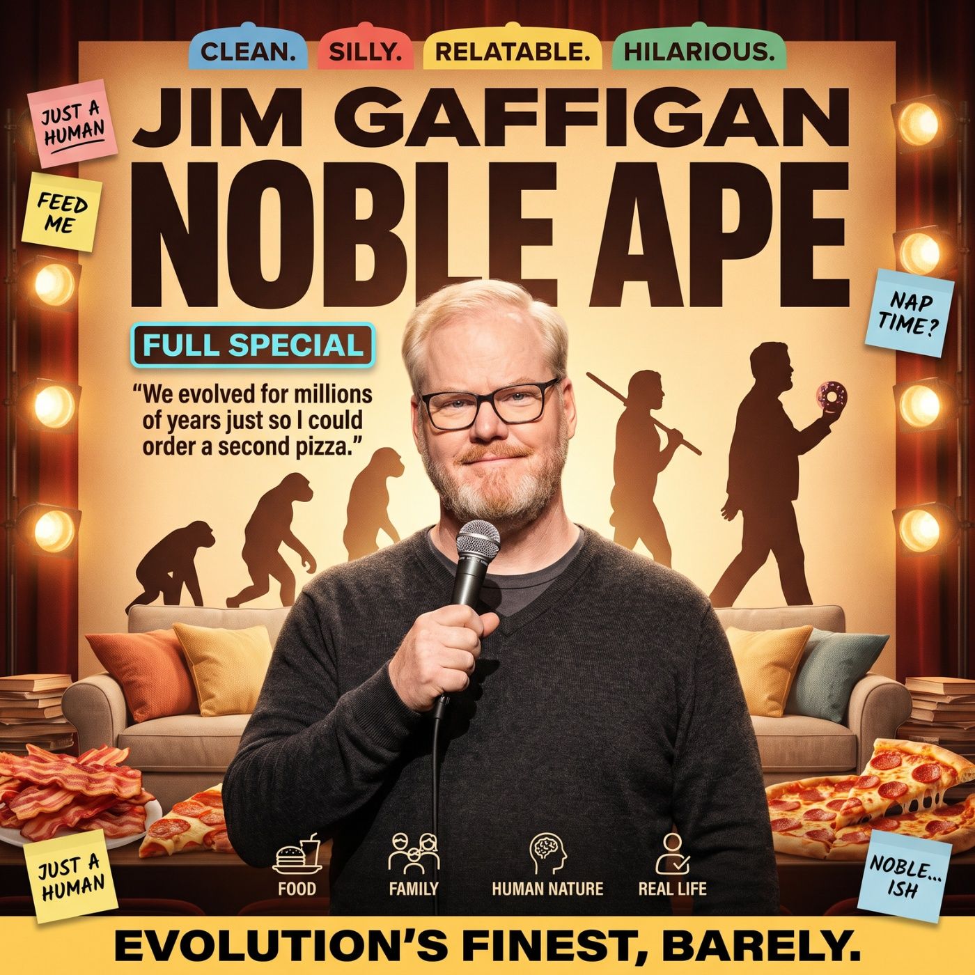 Jim Gaffigan – Noble Ape Full Special (Stand-up Comedy)