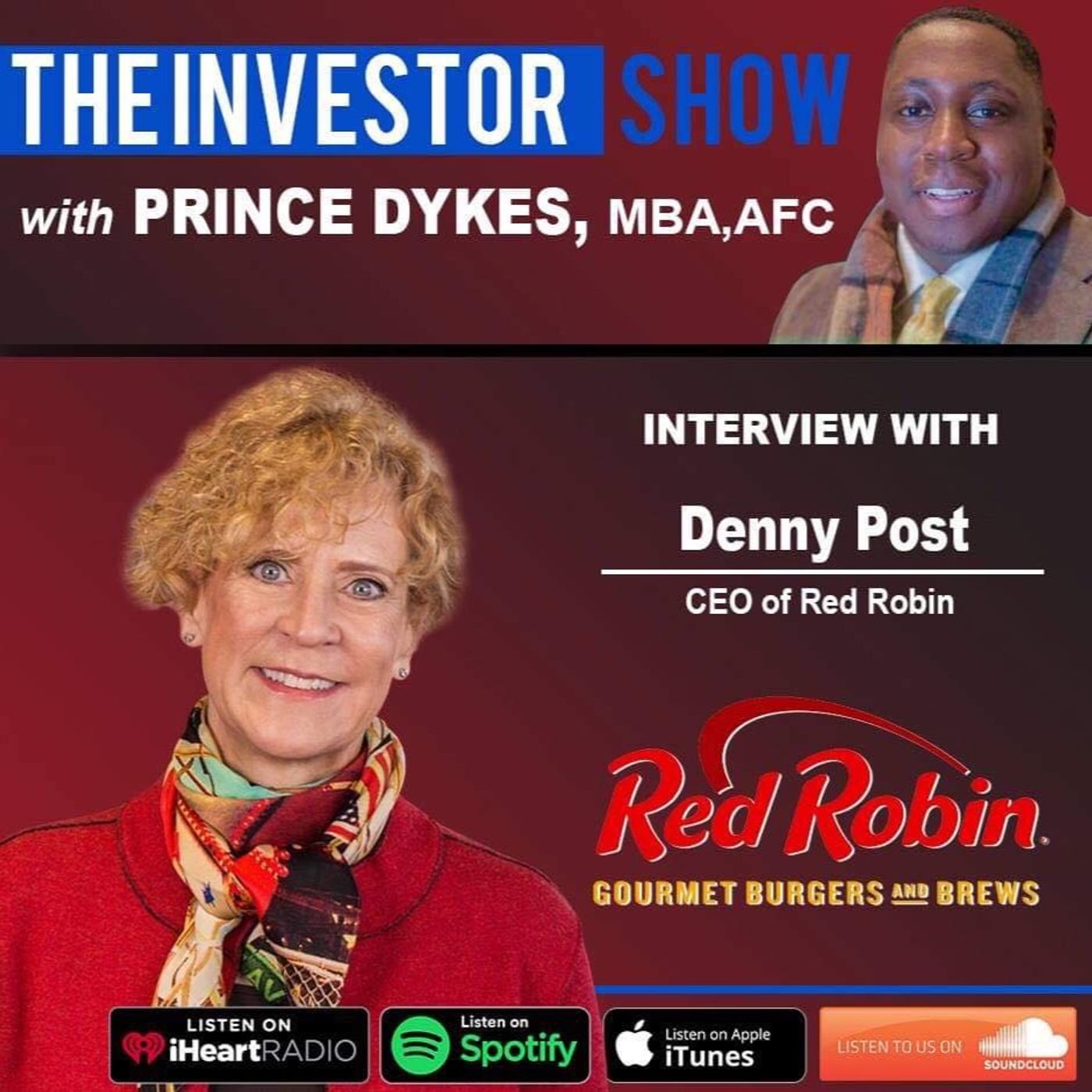 Red Robin CEO Denny Post one the state of the restaurant industry W/ Prince Dykes episode artwork