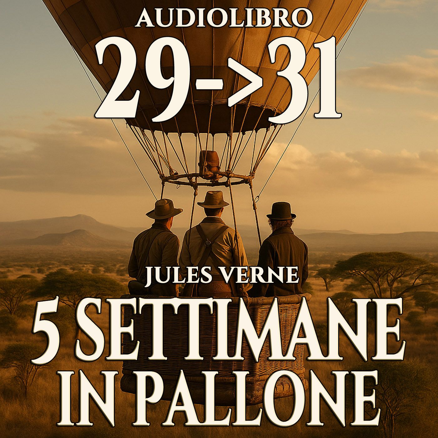 5 settimane in pallone – Jules Verne (Audiolibro)