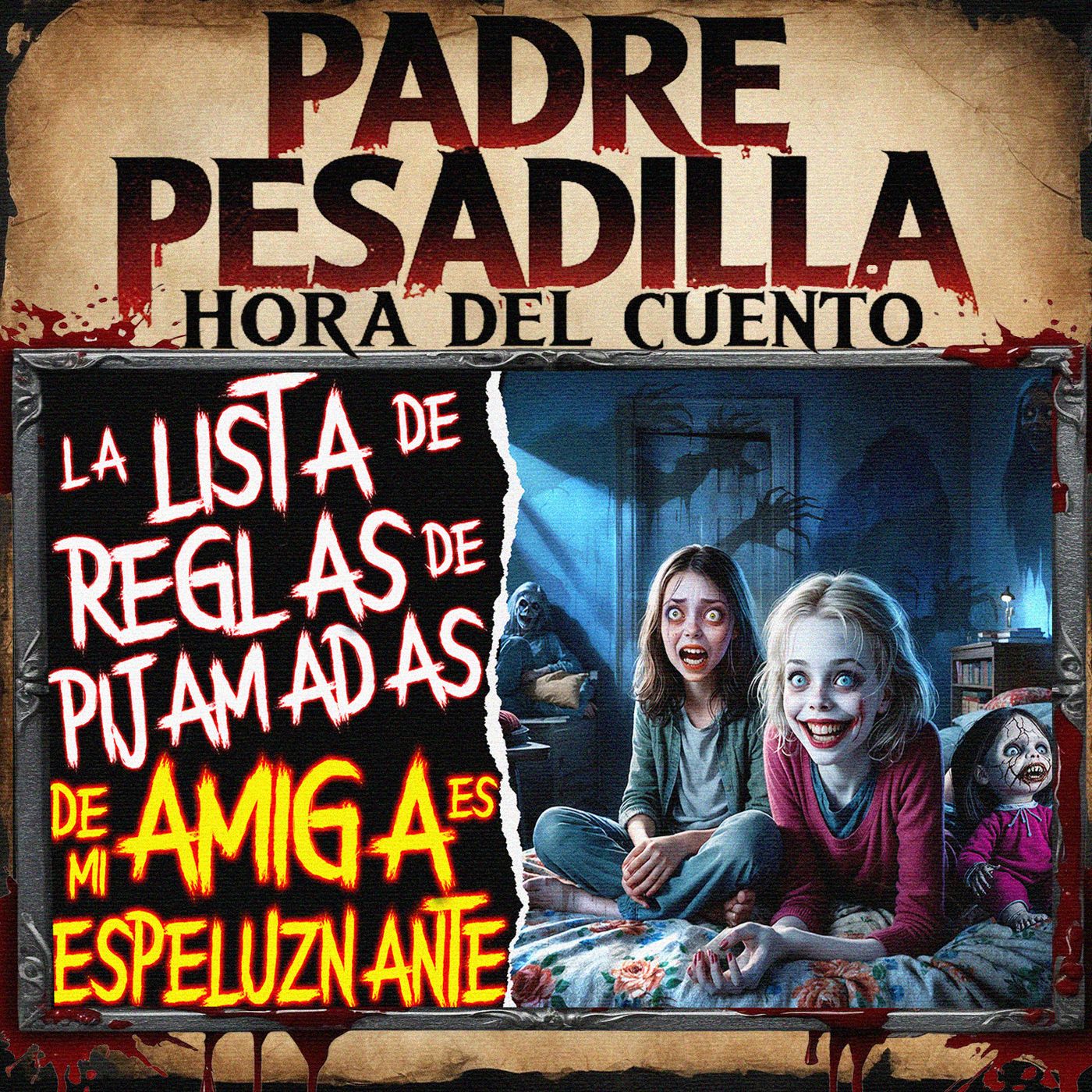 No Creerás las Espeluznantes Reglas de Pijamadas de mi Amiga - Creepypasta de Reddit episode artwork