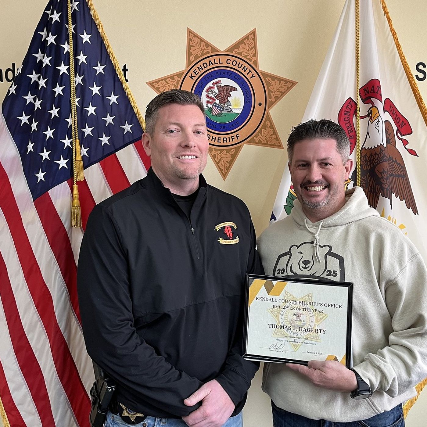 Kendall County Sheriff’s Sergeant named Employee of the Year