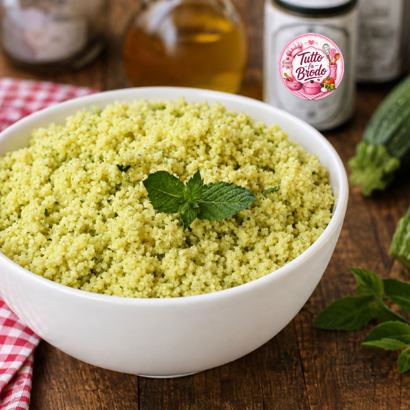 Cous cous con pesto di zucchine e menta: fresco e profumato episode artwork
