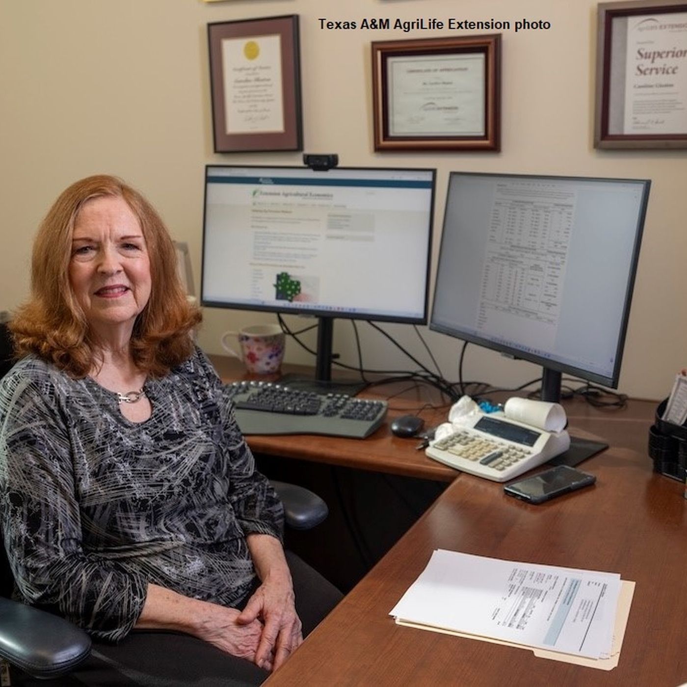 The collector of data and other crops at Texas A&M is retiring after a 47 year career episode artwork