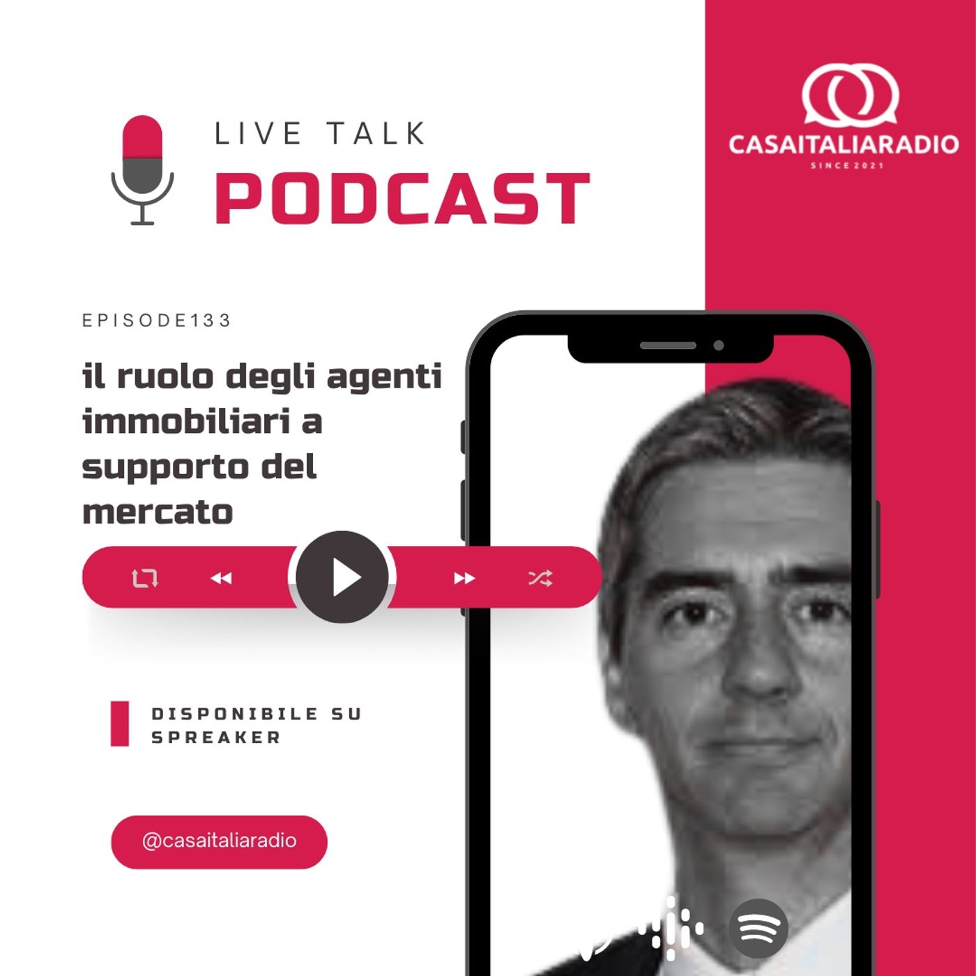 BM - Puntata N. 133 - Il ruolo degli agenti immobiliari a supporto del mercato episode artwork