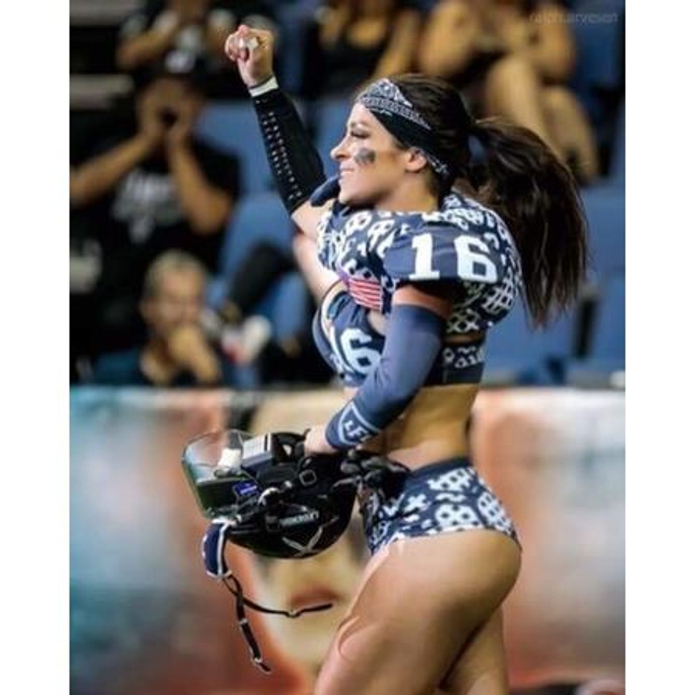 Lindsi Cash X League LA Blackstorm talking 2021 NFL Conference Finals episode artwork