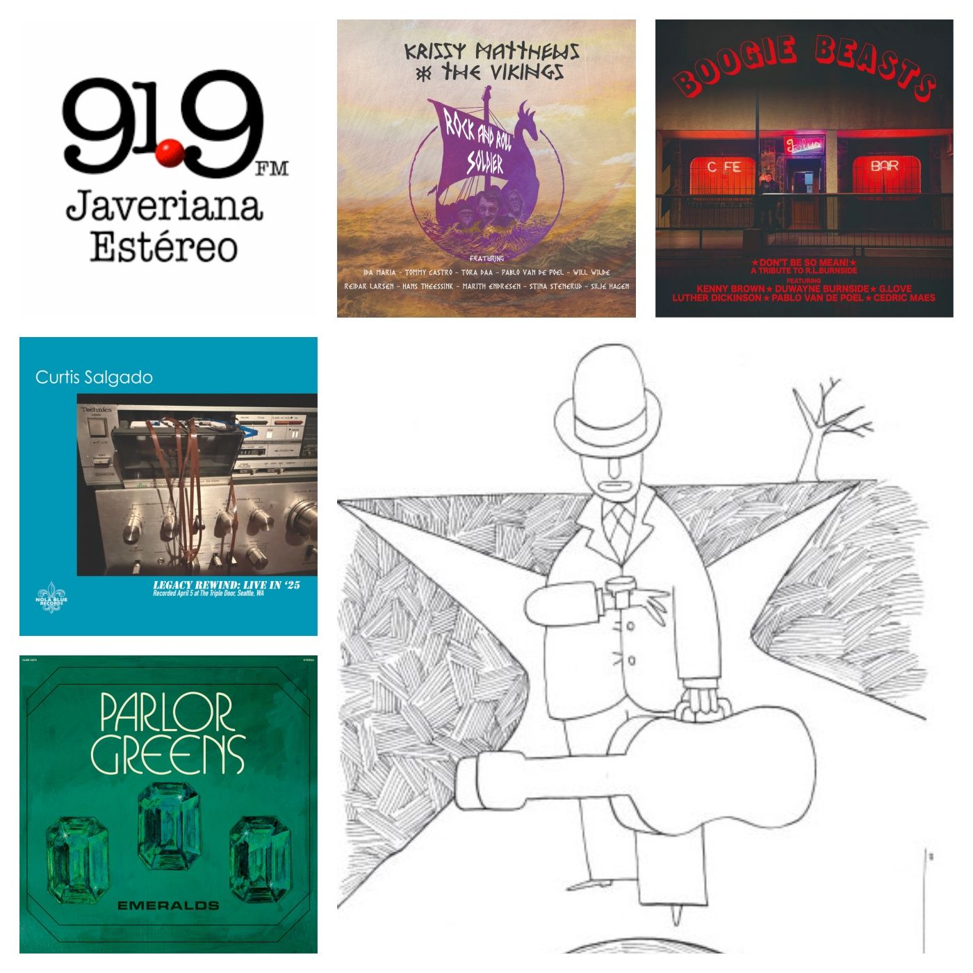 2026-30 Parlor Greens, Krissy Matthews, Curtis Salgado, Boogie Beasts episode artwork