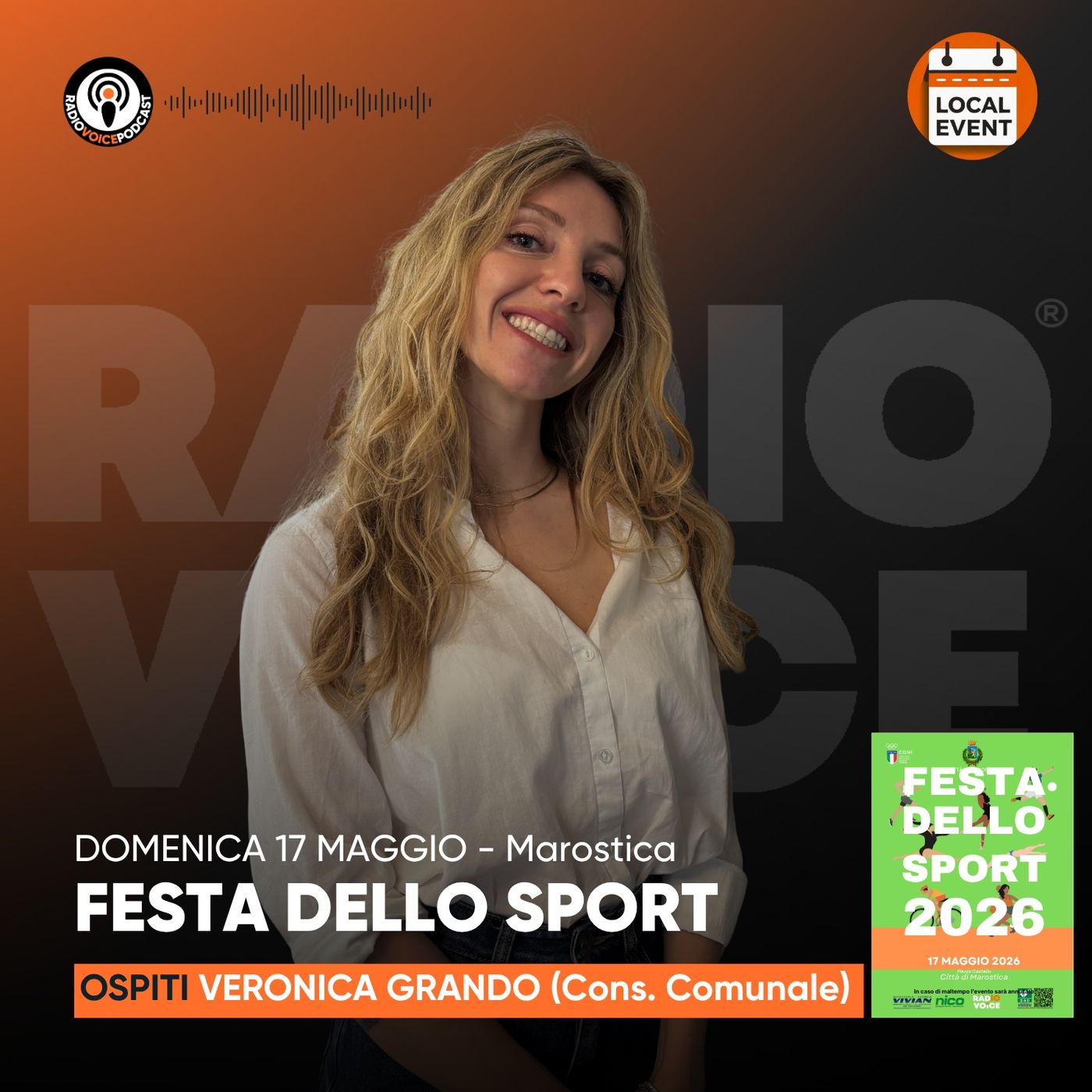 FESTA DELLO SPORT 2026 - Ospite: Veronica Grando (Cons. Com. Marostica) episode artwork
