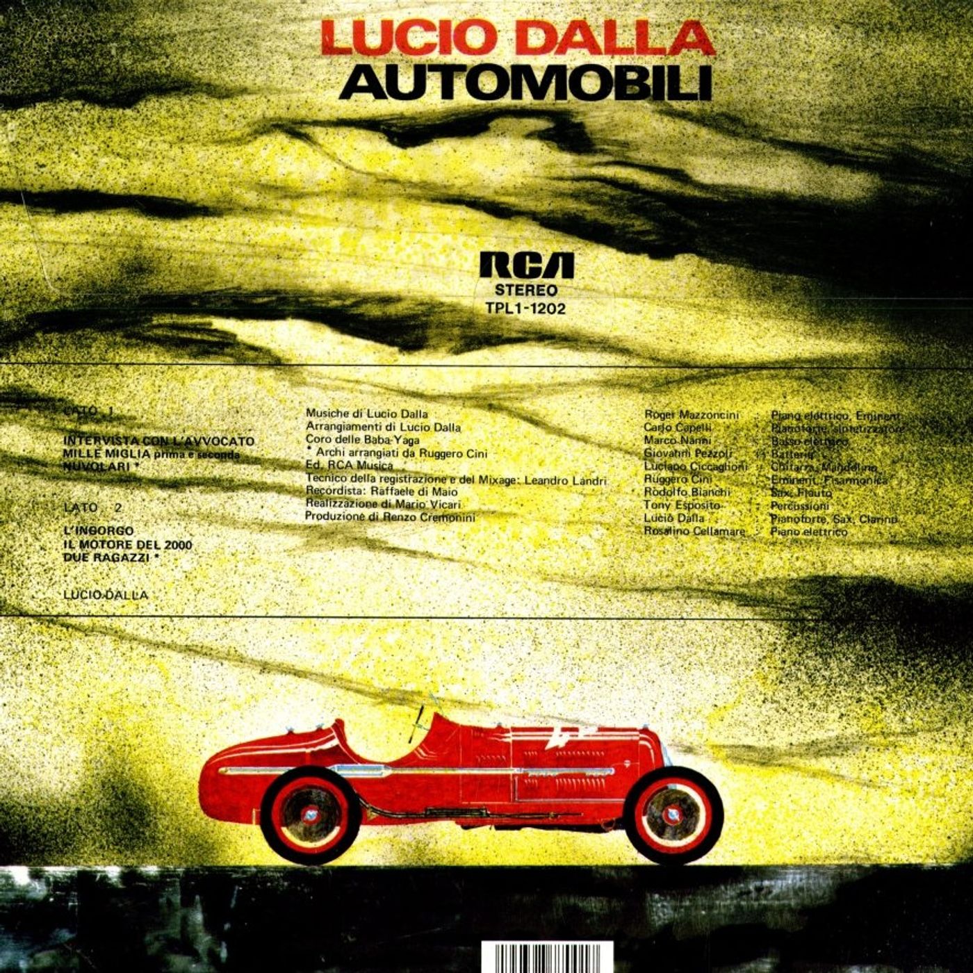 Mario Esposito, Carlo Emilio Zummo "Lucio Dalla e Roberto Roversi. Automobili. Un disco" episode artwork