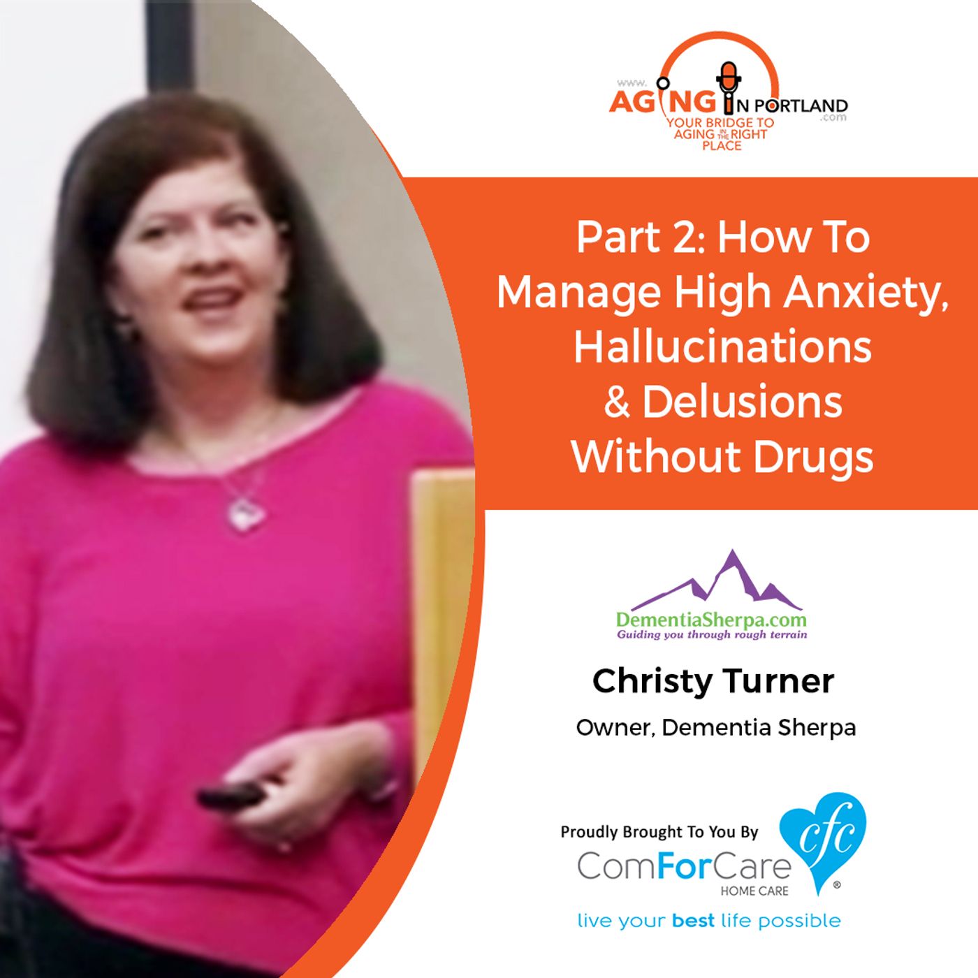 11/11/17: Christy with Dementia Sherpa | Part 2: How to Manage High Anxiety, Hallucinations & Delusions without Drugs | Aging in Portland