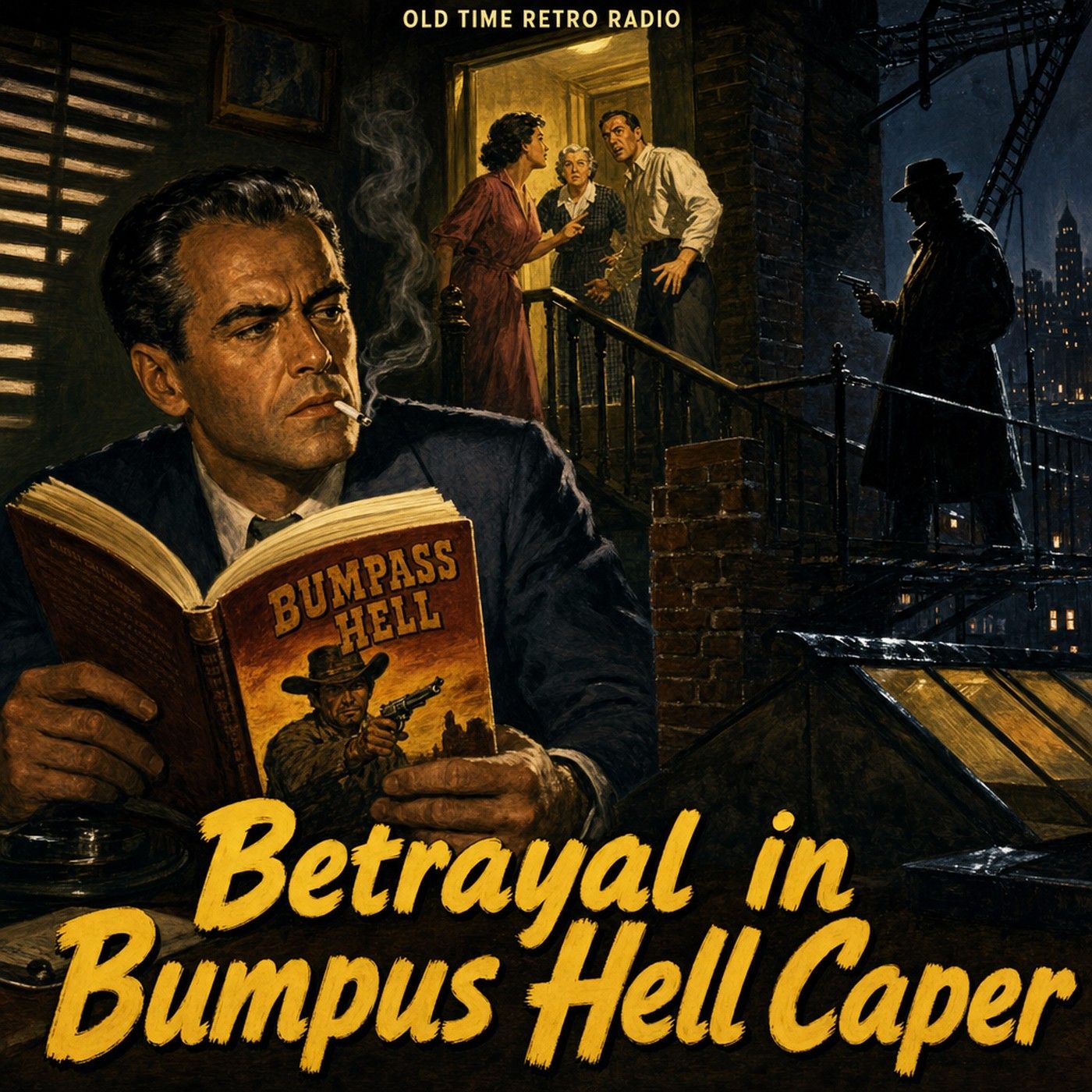 The Adventures of Sam Spade Detective - "Betrayal in Bumpus Hell Caper" (Old Time Radio, 1949) episode artwork