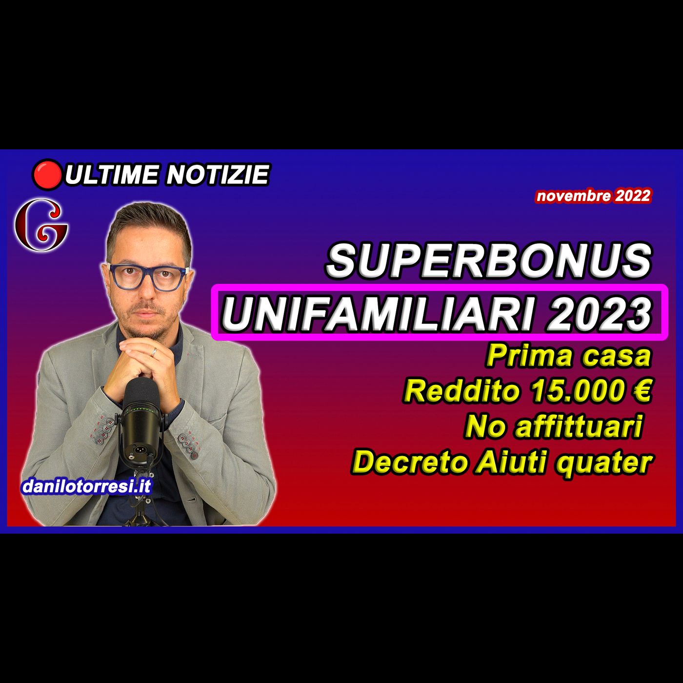 SUPERBONUS UNIFAMILIARI 2023 ultime notizie - proroga da 110 a 90 col Decreto Aiuti quater episode artwork