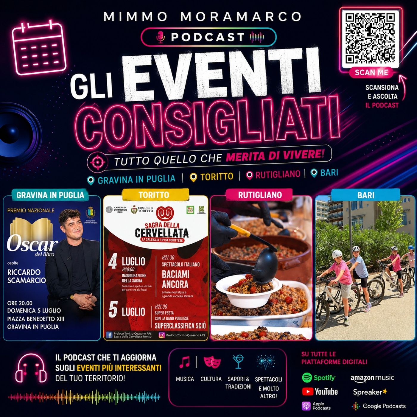 Eventi Gravina in Puglia, Toritto, Rutigliano e Bari - Ep 209 episode artwork