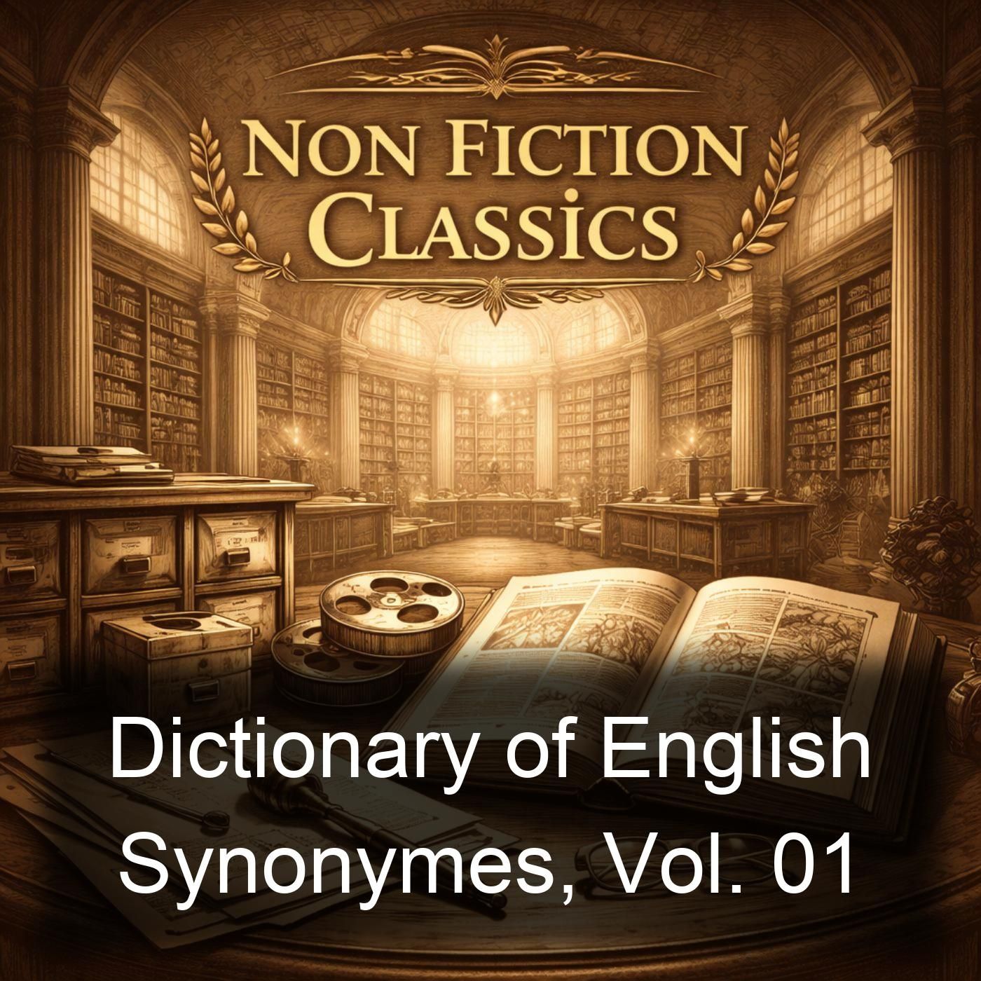 Dictionary of English Synonymes, Vol. 01 cover art