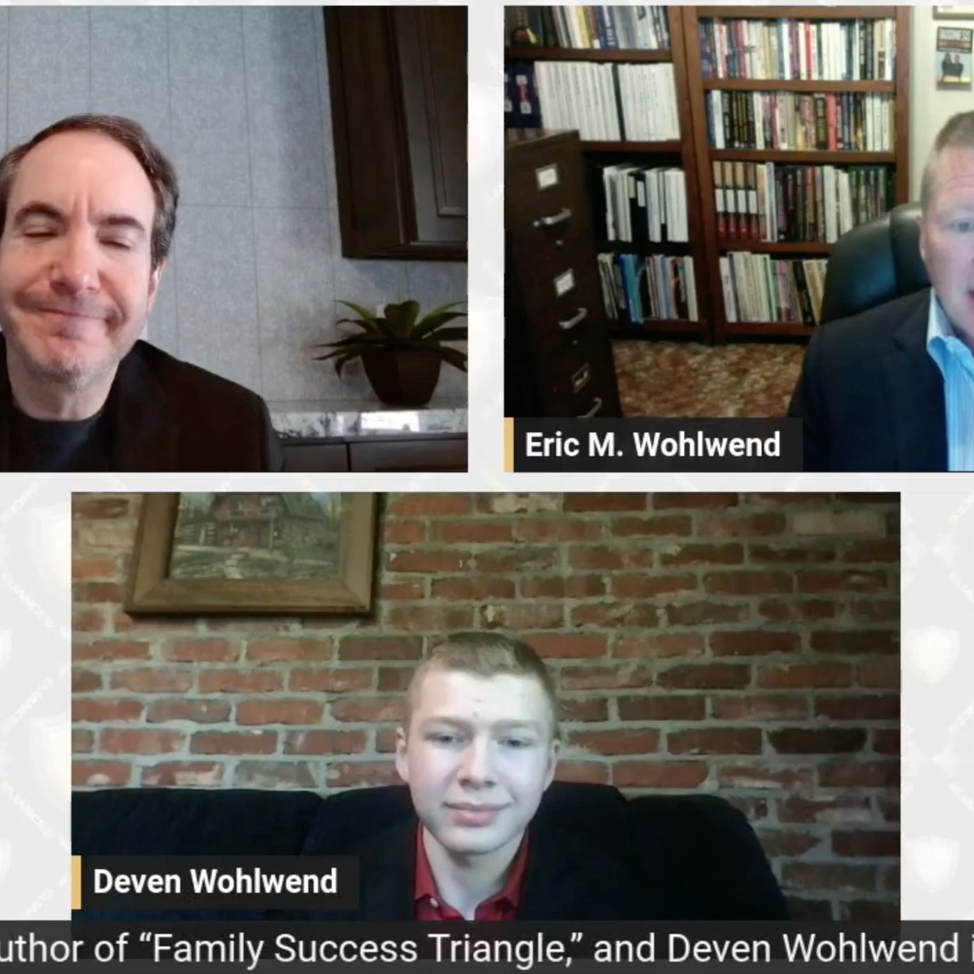 Eric and Deven Wohlwend, family of Real estate investors, Authors, Speakers