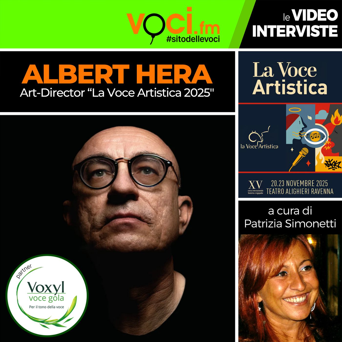 ALBERT HERA su VOCI.fm (Anteprima LA VOCE ARTISTICA 2025) - clicca play e ascolta l'intervista
