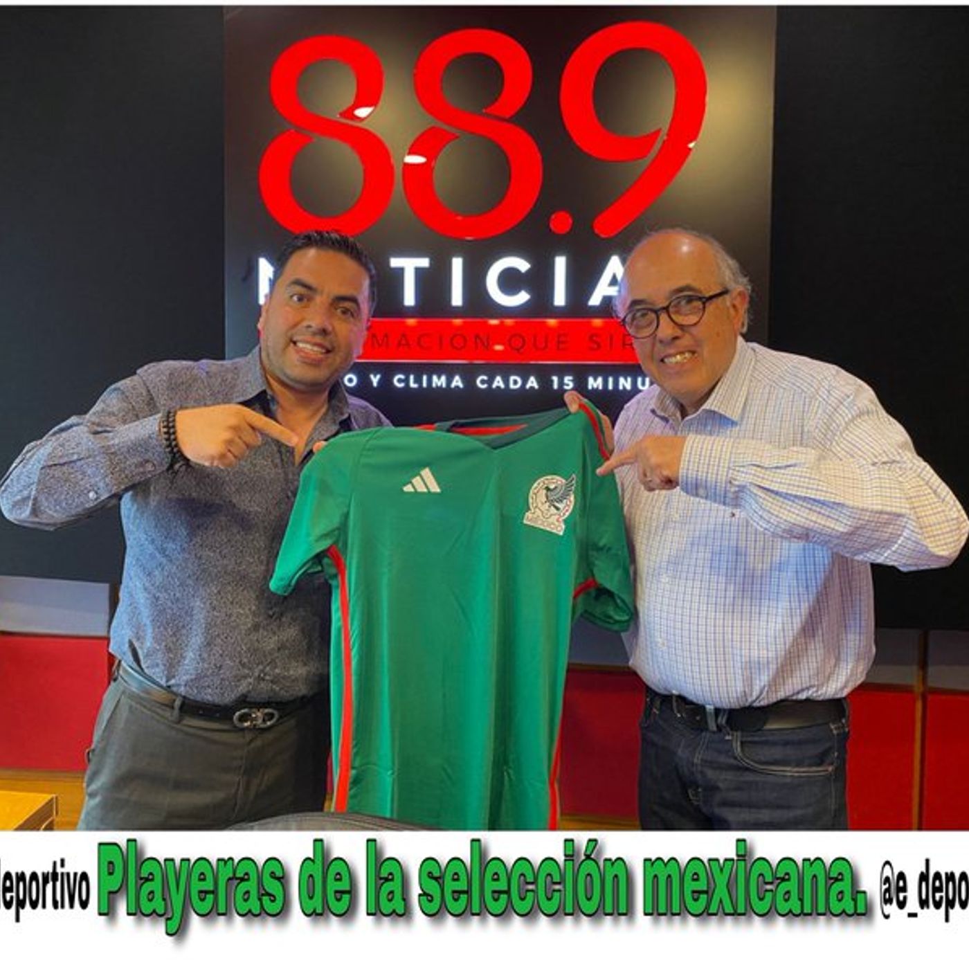 Ya estamos listos y regalaremos playeras en Espacio Deportivo de la Tarde 17 de Noviembre 2022