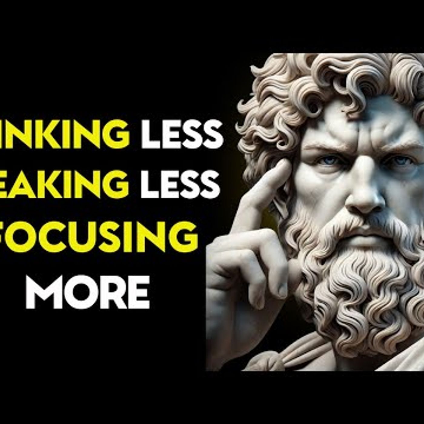 Mastering Life with Thinking Less, Speaking Less, and Focusing More _ Stoic Philosophy episode artwork