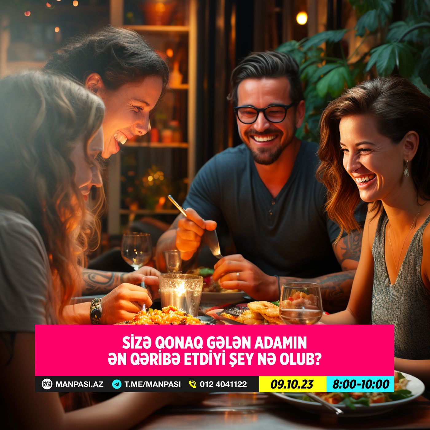 Sizə qonaq gələn adamın ən qəribə etdiyi şey nə olub? 09.10.2023