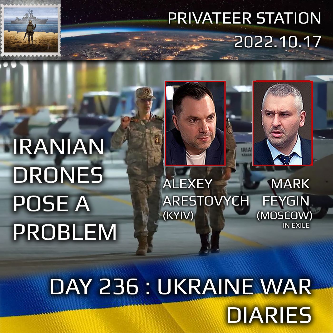cover of episode War Day 236: Ukraine War Chronicles with Alexey Arestovych & Mark Feygin