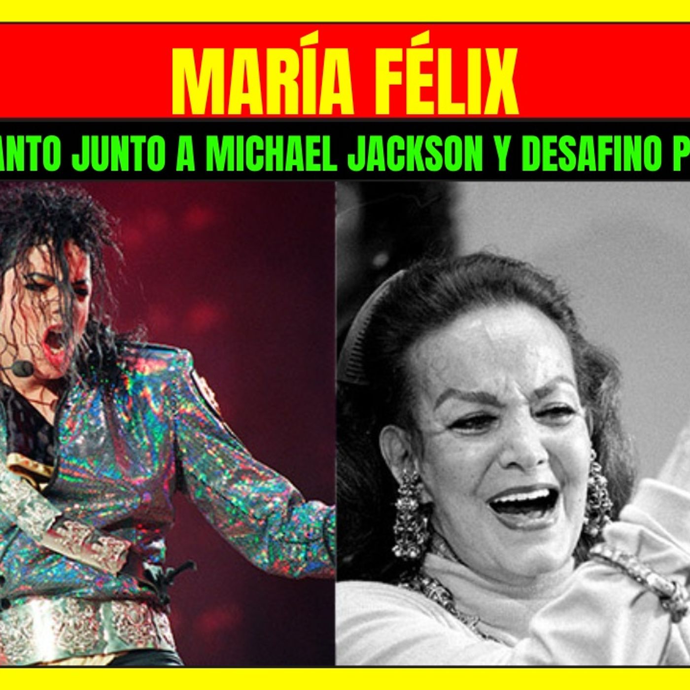 ⭐️MARÍA FÉLIX el día en que cantó junto a MICHAEL JACKSON y desafino por los nervios⭐️