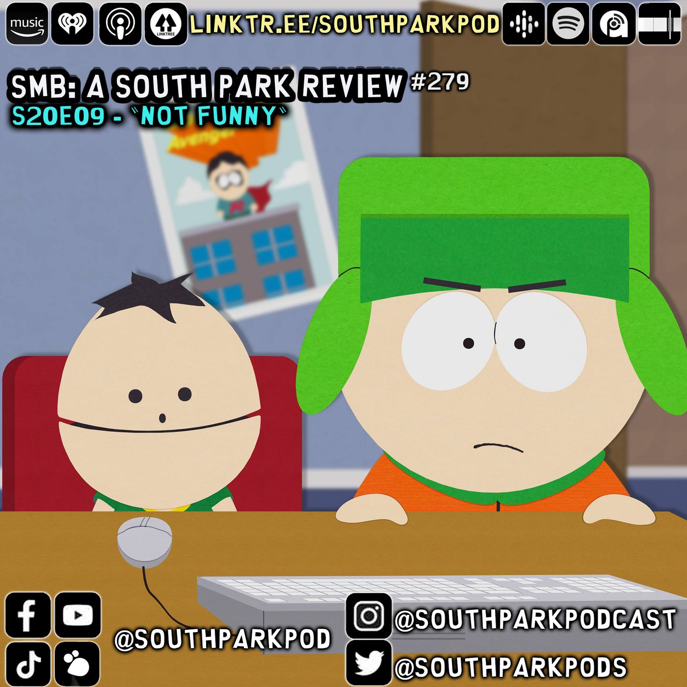 SMB #279 - S20E9  Not Funny - "What Is Dad Doing In Denmark?!"