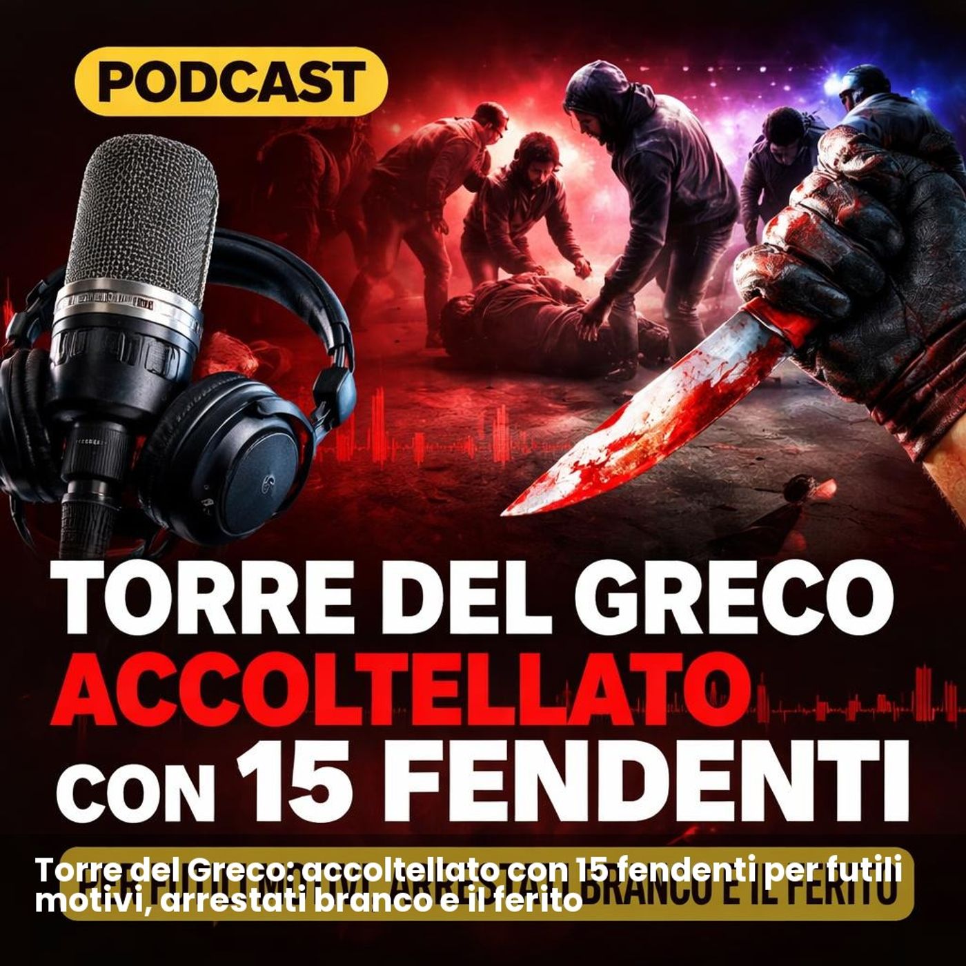 Torre del Greco: accoltellato con 15 fendenti per futili motivi, arrestati branco e il ferito episode artwork