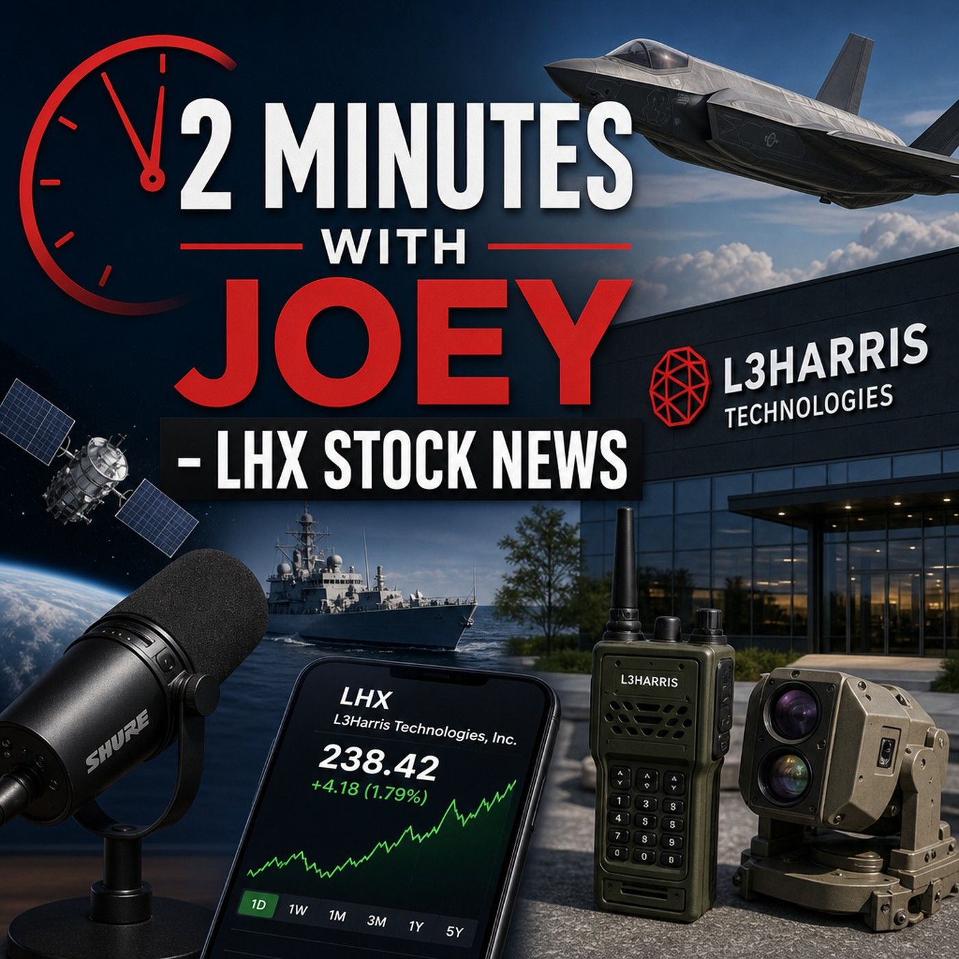 2 Minutes with Joey - LHX Stock News podcast artwork