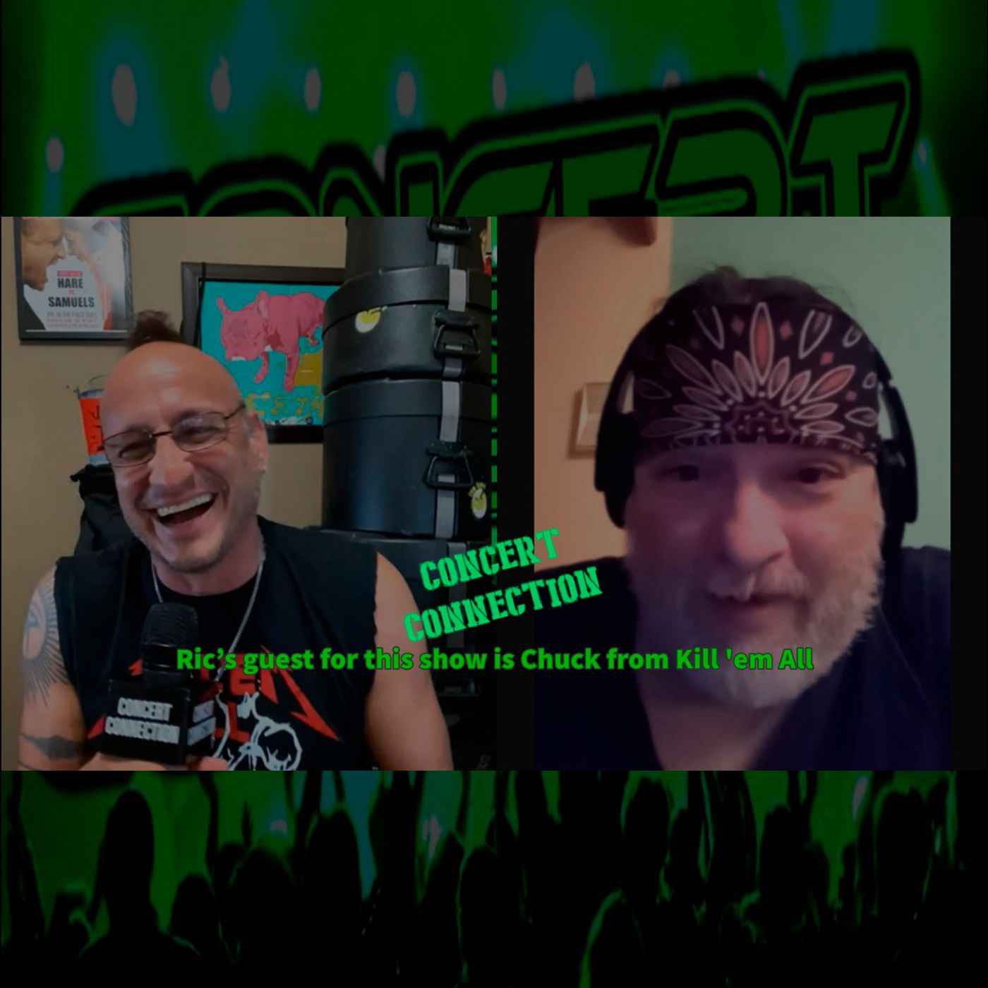 TCC Nov 25 2020 Ric interviews Chuck from Kill 'em All tribute to  Metallica episode artwork