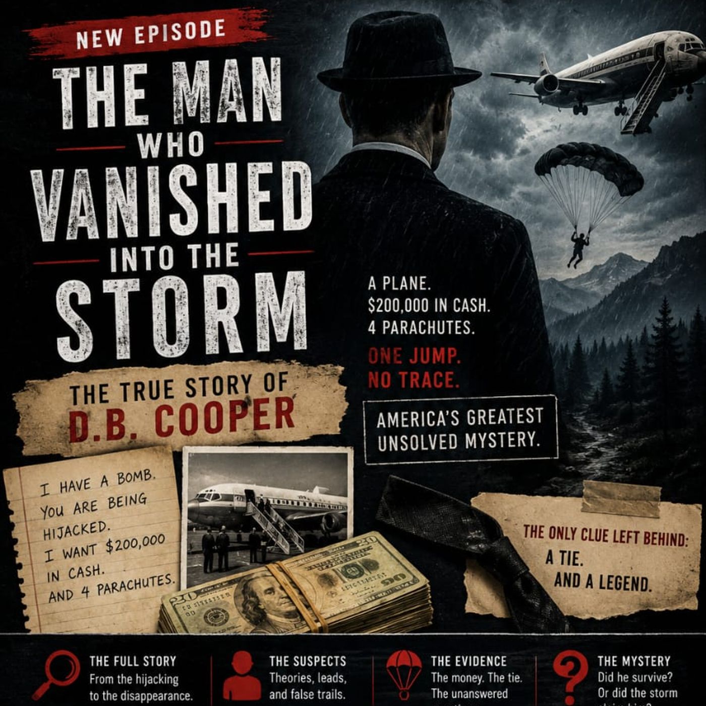The Disappearance Of D.B Cooper Linked To A Storm episode artwork