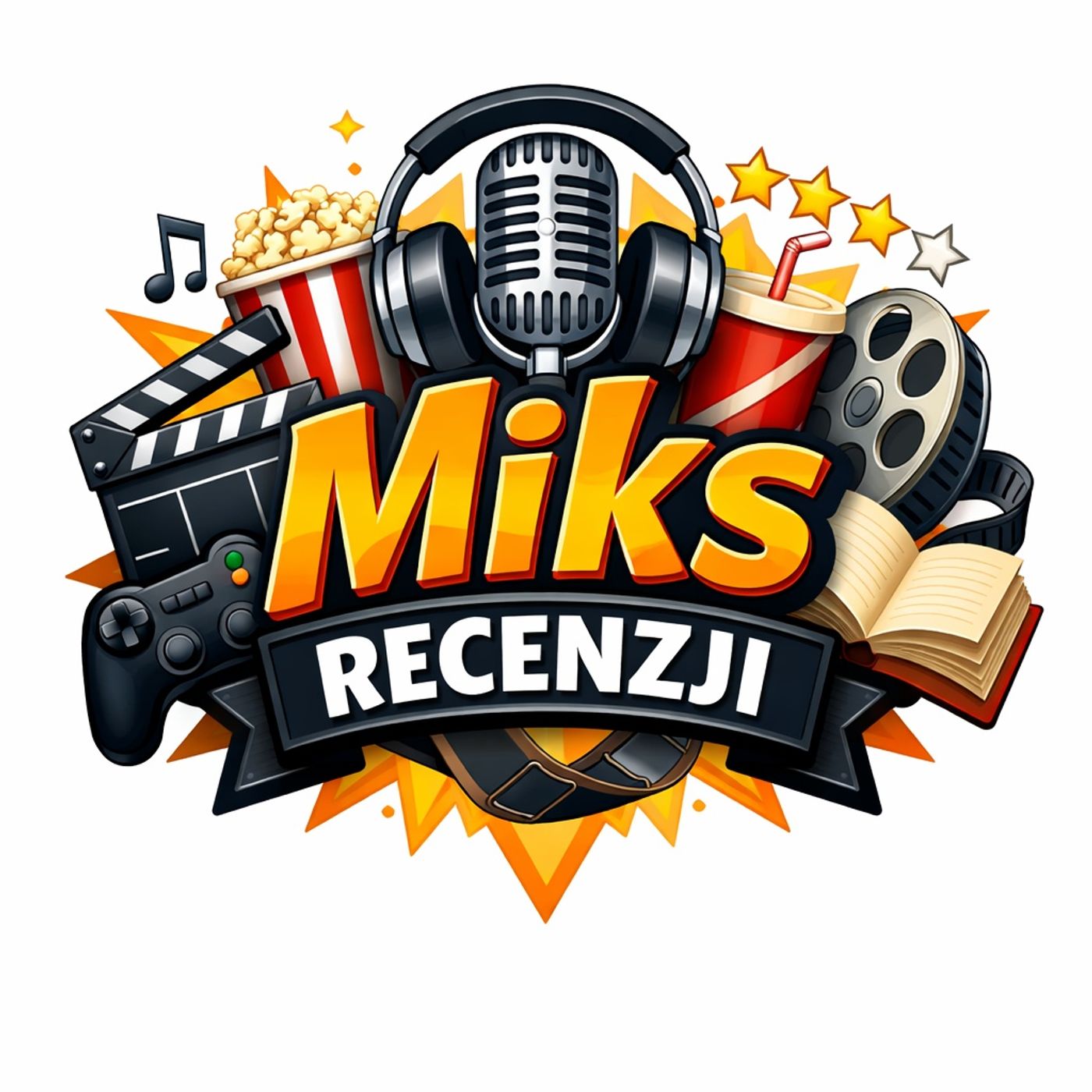 Miks recenzji podcast artwork