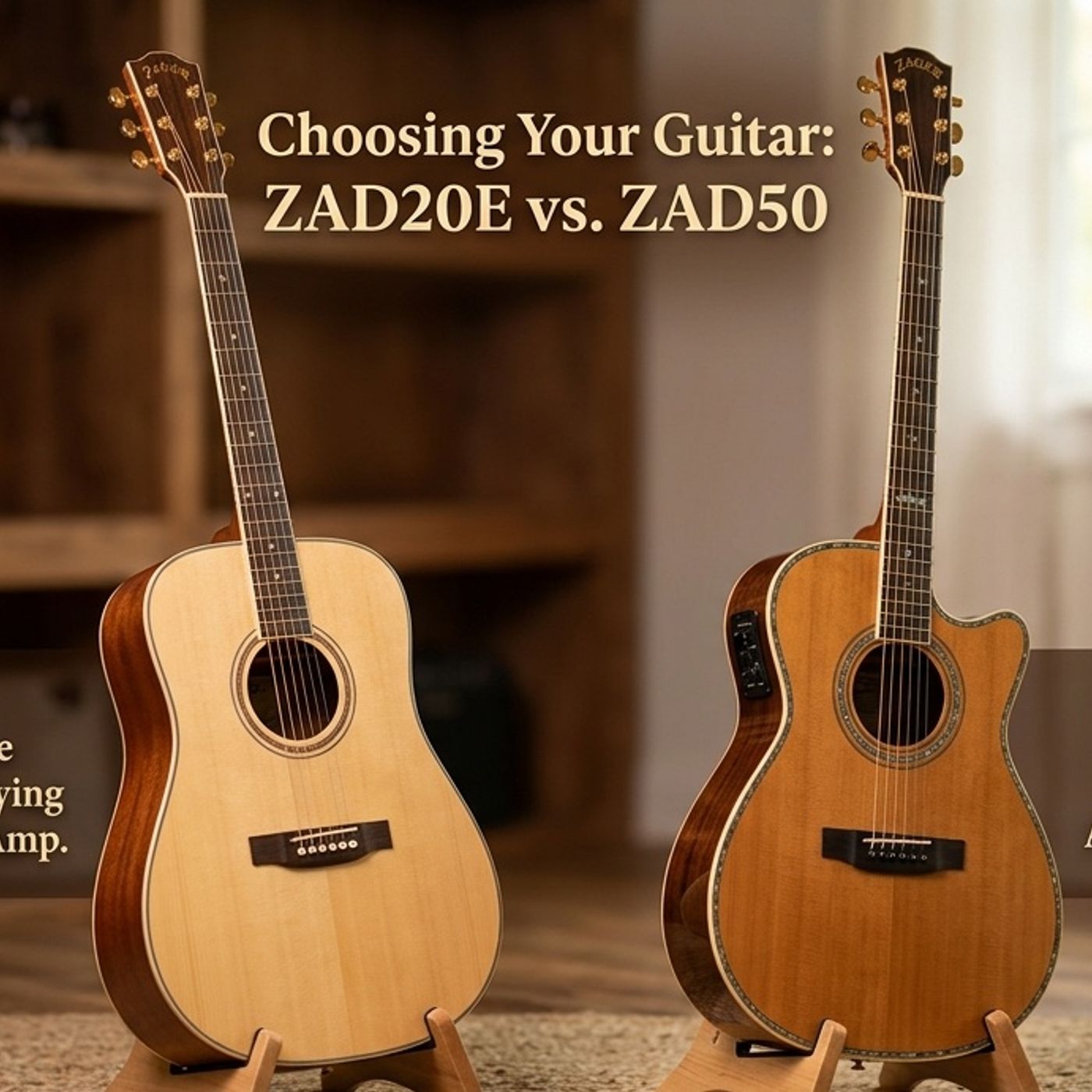 ZAD20E vs. ZAD50 Choosing Your Guitar with Zager Guitar Guide episode artwork