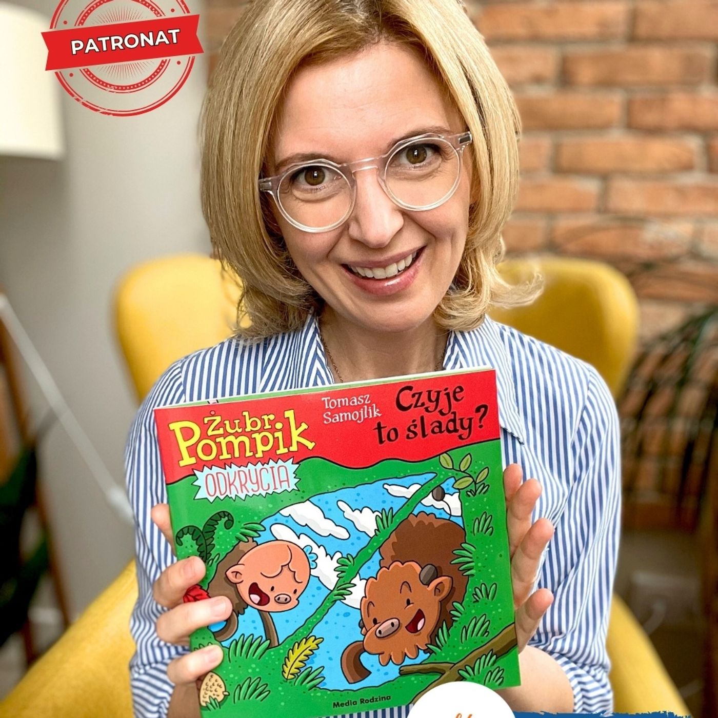 Żubr Pompik Odkrycia TOM 15. Czyje to ślady? Książki dla dzieci 3-6 lat