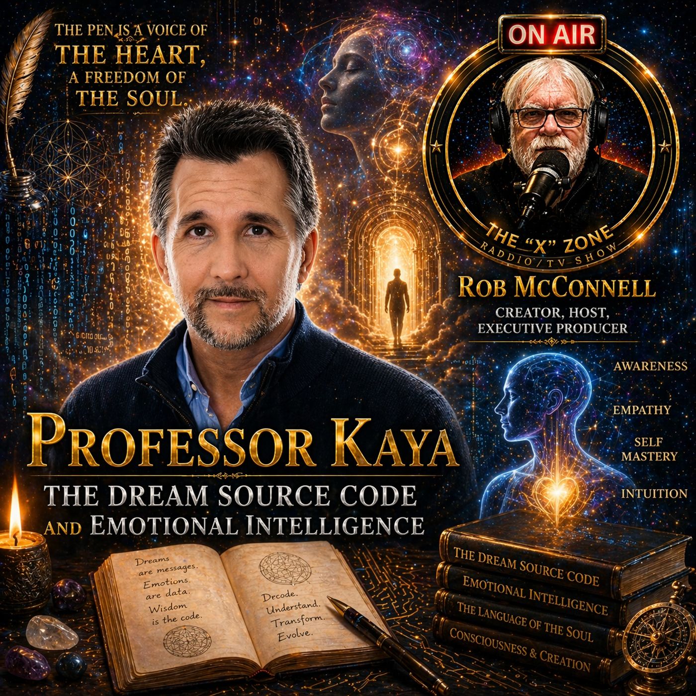 Rob McConnell Interviews - PROFESSOR KAYA - The Dream Source Code and Emotional Intelligence
