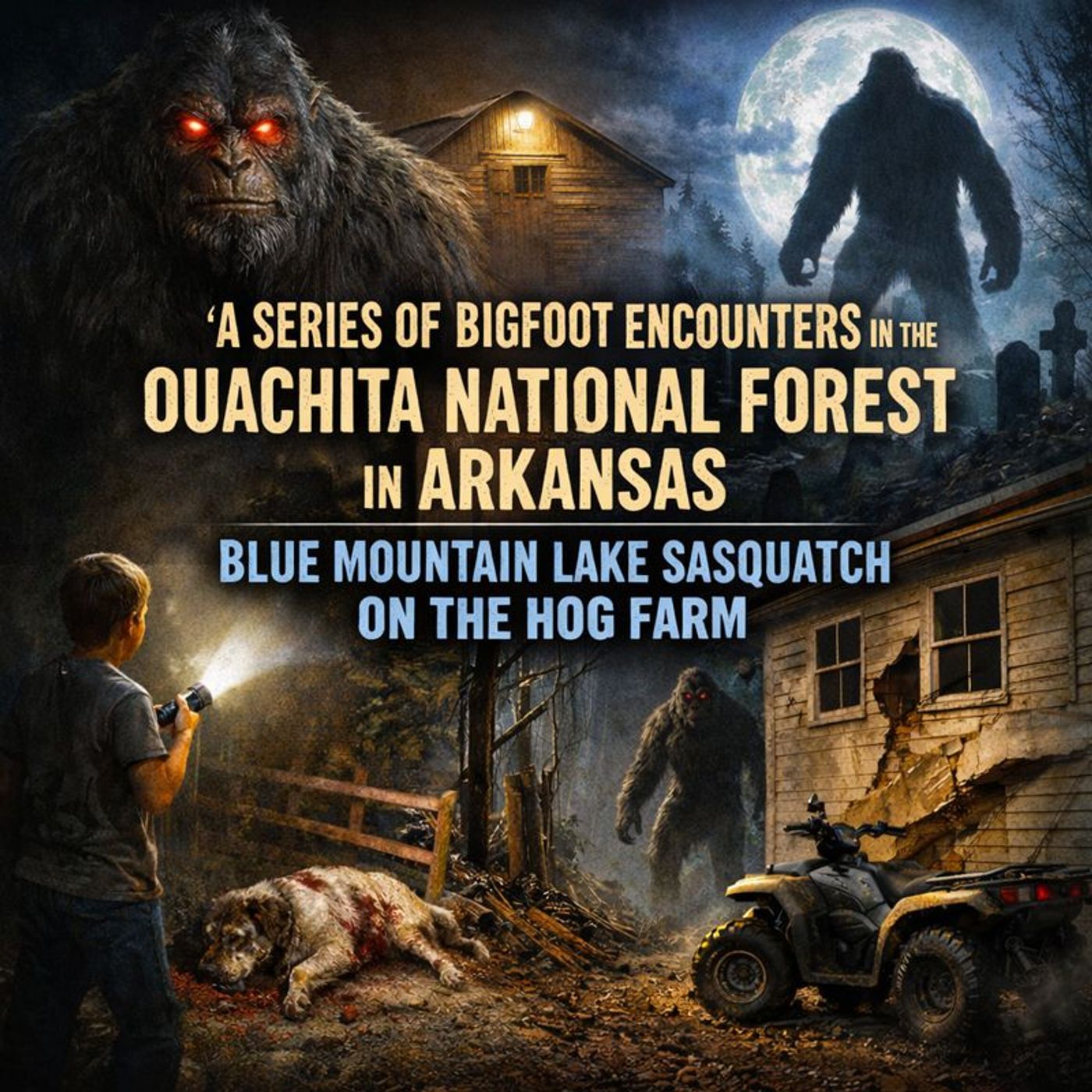 A Terrifying Sasquatch Encounter in the Ouachita National Forest | Blue Mountain Lake Bigfoot